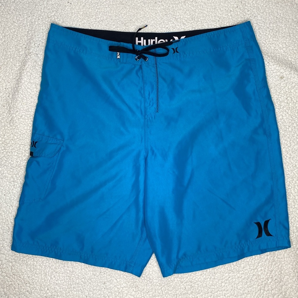 Hurley Blue Board Shorts: Size 40